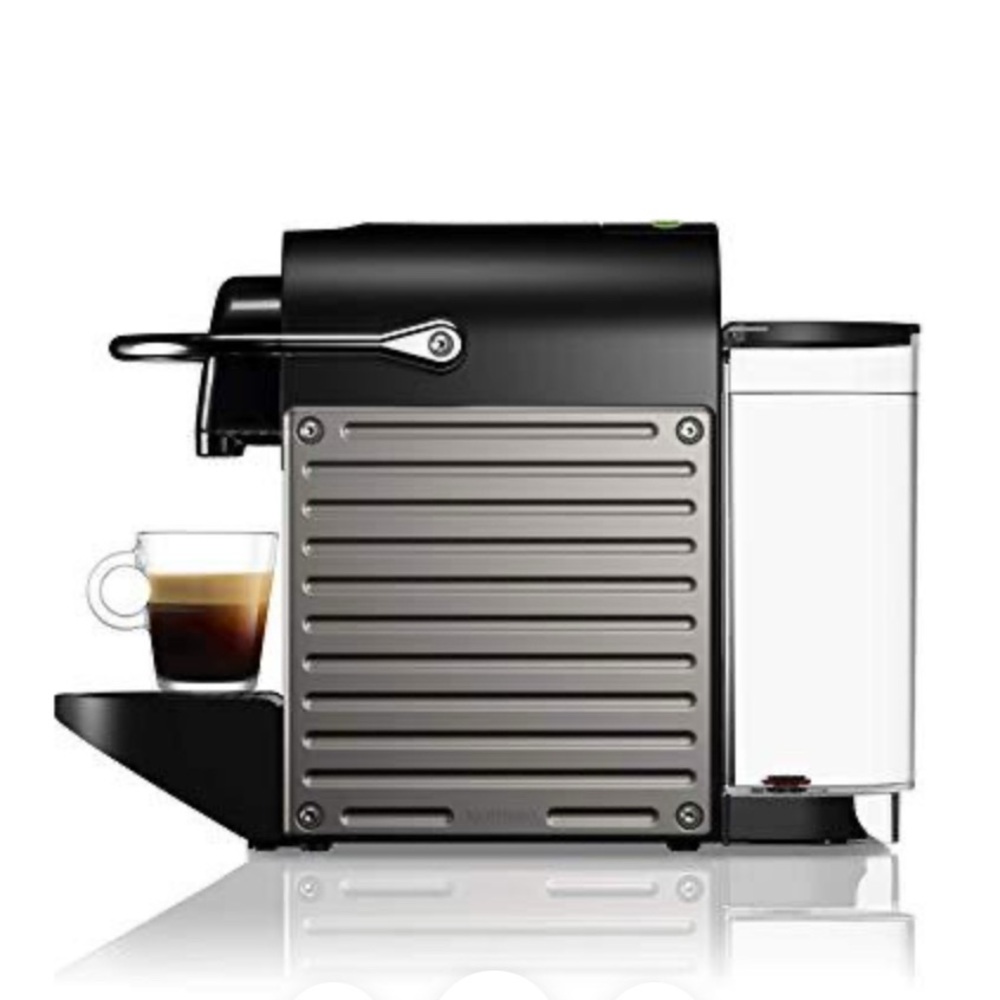 Nespresso Espresso Machine in Black and Silver